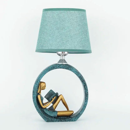 Nordic Art Bedroom Bedside Table Lamp Cloth Lampshade Girl Boy Night Lights LED Desk Lamps for Study Office Birthday Gift E27