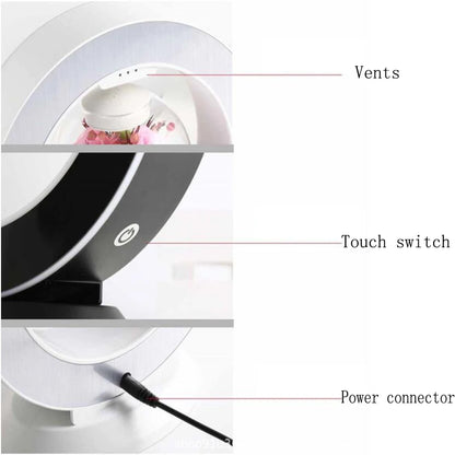 Magnetic Levitation Immortal Flower Decoration Creatives Lamp Floating Table LED Night Light for Home Decor Gift Desk Lamp